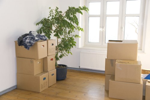 Mobile self storage container delivered to a Woodsidepark home