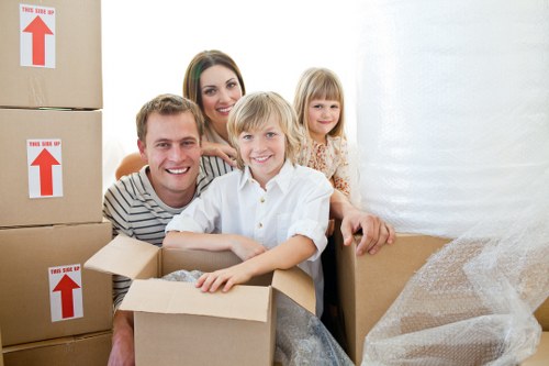 Careful packing and loading for a local move in Woodsidepark