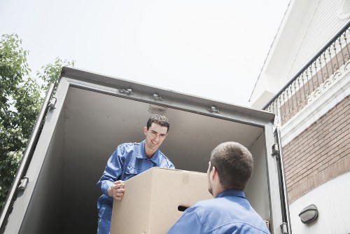 Prepared household furniture ready for storage