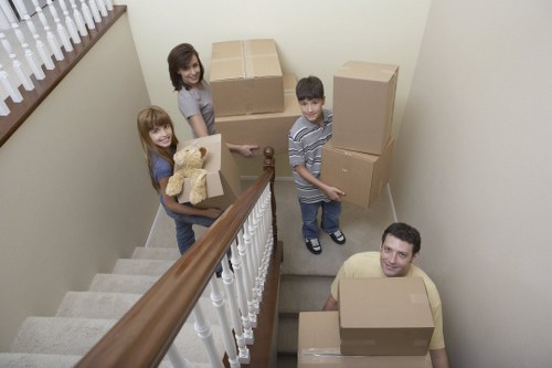 Furniture and renovation items placed into temporary storage